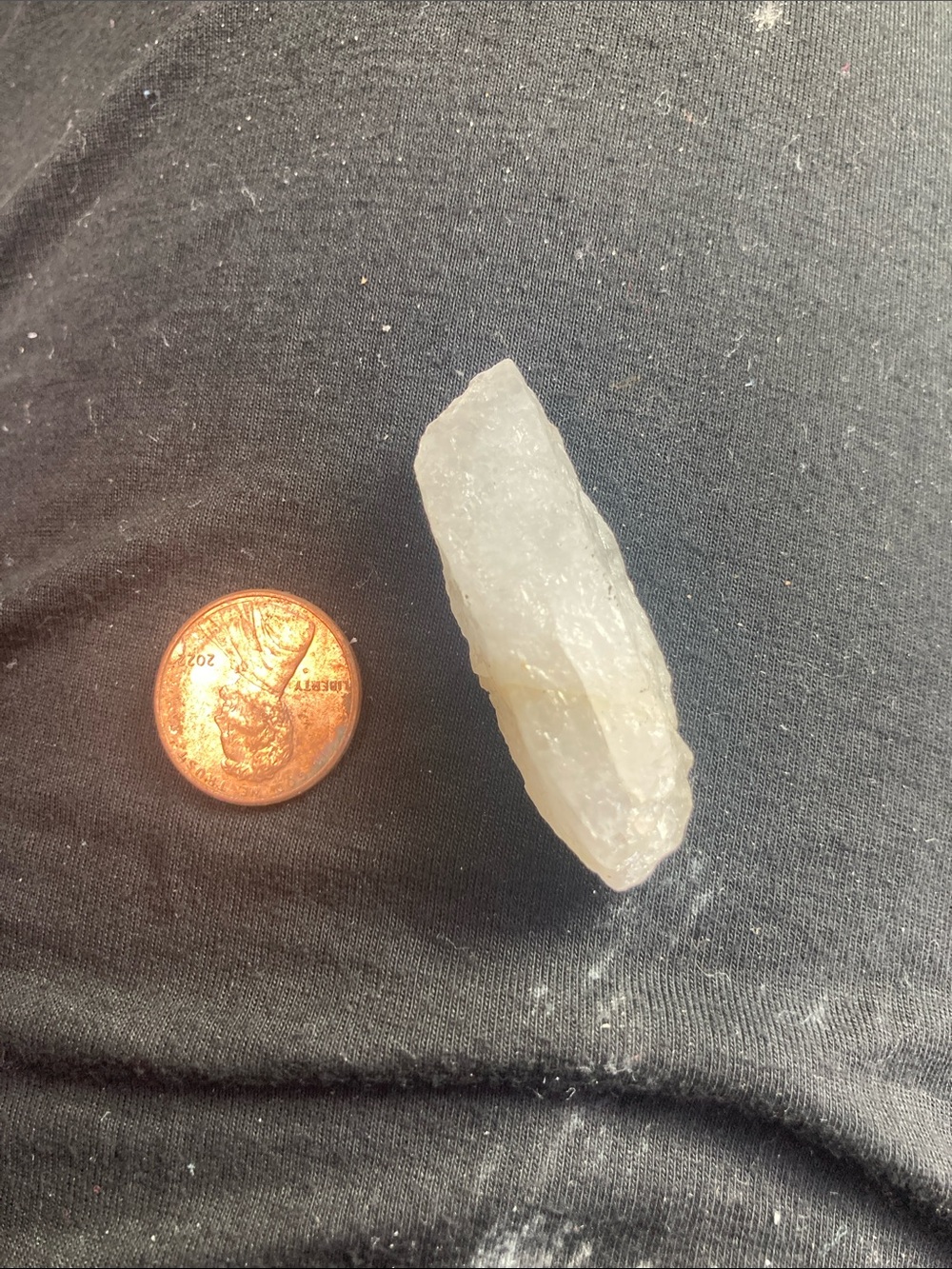 Natural Clear Quartz Point Crystal - White